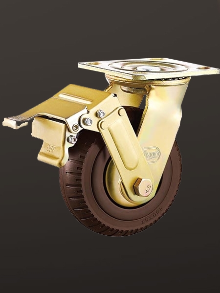 平底單刹發泡輪