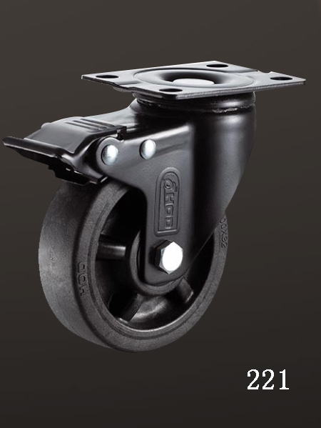 平底雙刹耐高溫CHigh-temp.Nylon輪（lún）