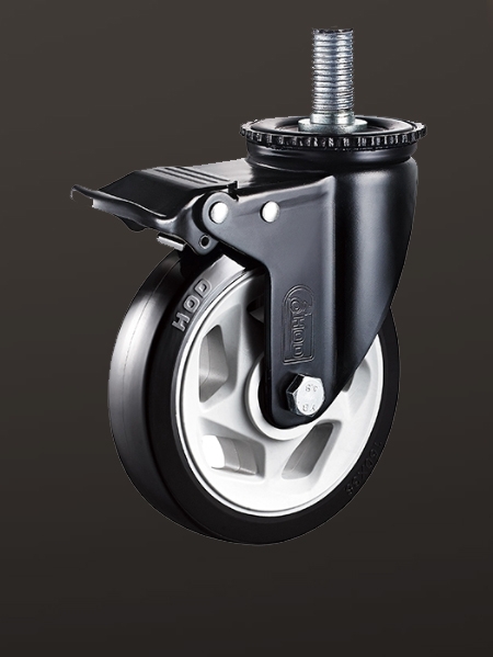 絲杆雙刹（shā）PU輪