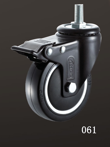 絲杆雙刹（shā）PU輪