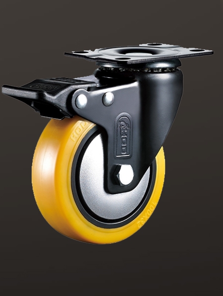 平底雙刹PU輪（lún）