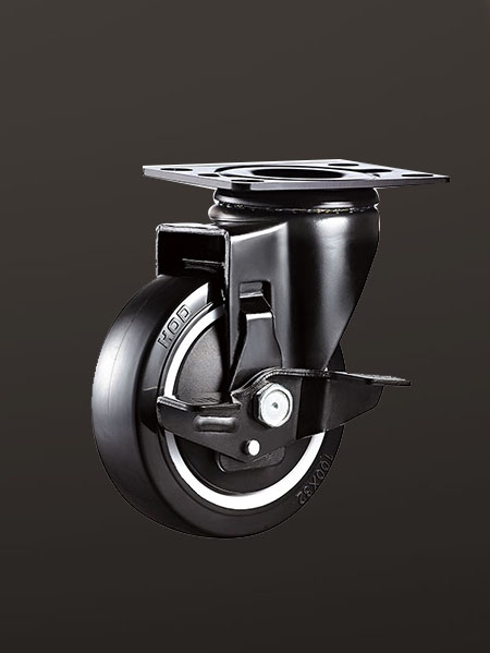 平底（dǐ）邊刹PU輪