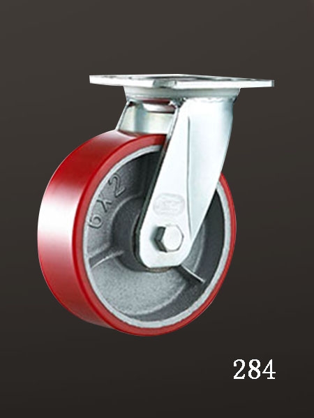 萬向鐵芯（xīn）腳輪,平底活動（lron Core PU）輪