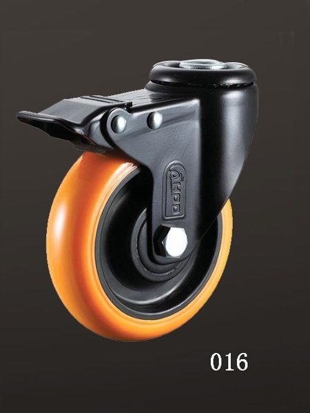 孔頂雙刹聚（jù）氨酯腳輪