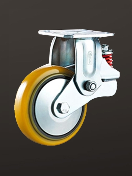 平底活動PU減震腳（jiǎo）輪