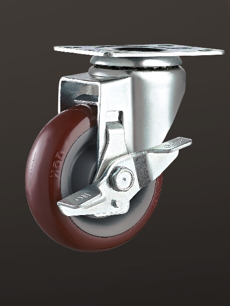 平（píng）底邊刹PU輪