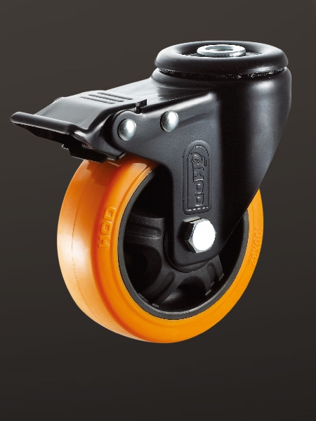 孔頂雙刹PU輪（lún）