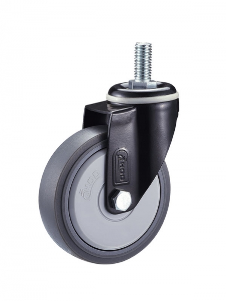 41係列-2.5寸絲杆活動單軸承灰（huī）色TPR輪(黑漆)