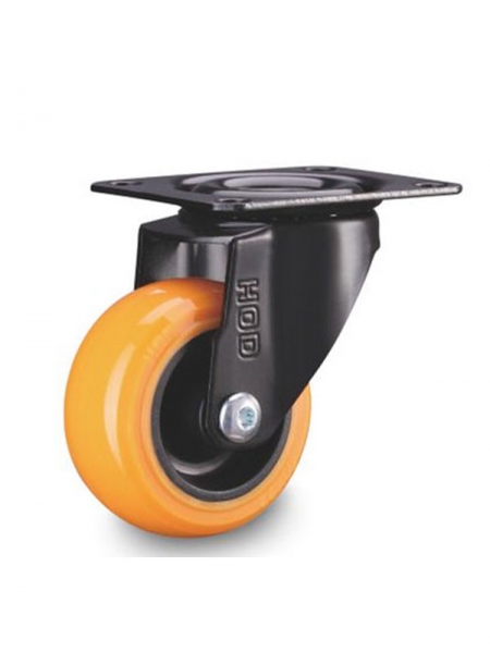 黃（huáng）色聚氨酯工業腳輪