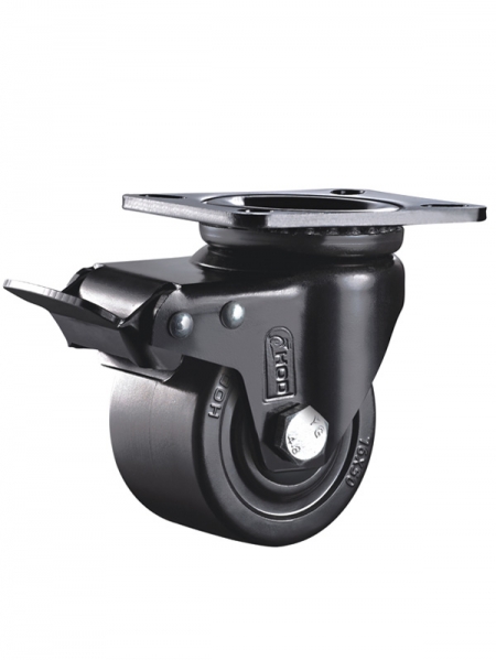 平底（dǐ）單刹低重心腳輪 - PA406