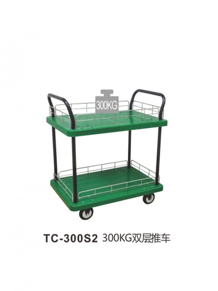 家用折疊手推車平板車鋁合金靜音搬運四輪拉貨拖車小推（tuī）車