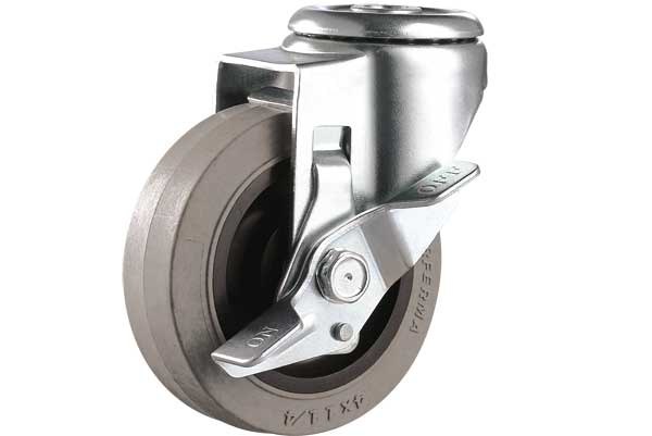 孔頂邊刹不鏽鋼腳輪