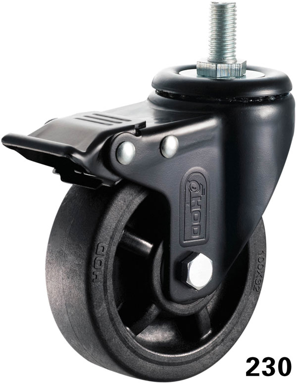 黑色（sè）工業腳（jiǎo）輪