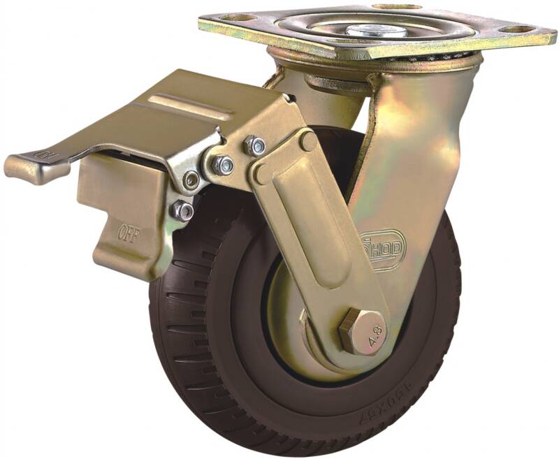 帶刹車工業腳輪