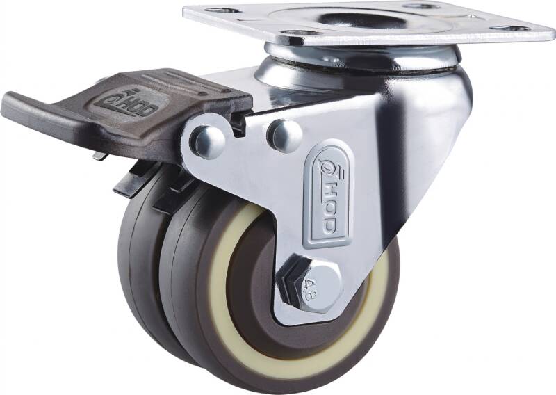 小型（xíng）雙輪萬向腳輪