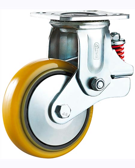 黃（huáng）色高彈力腳輪