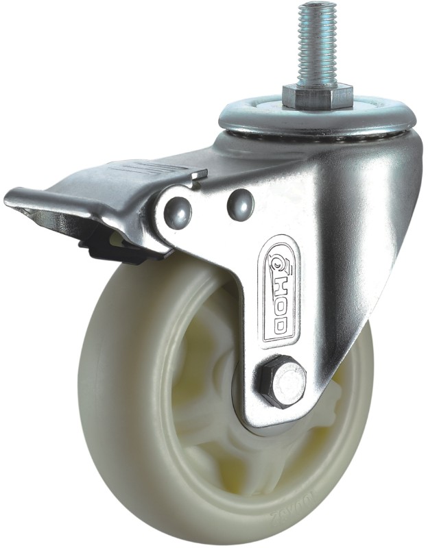 尼龍絲杆萬向腳輪