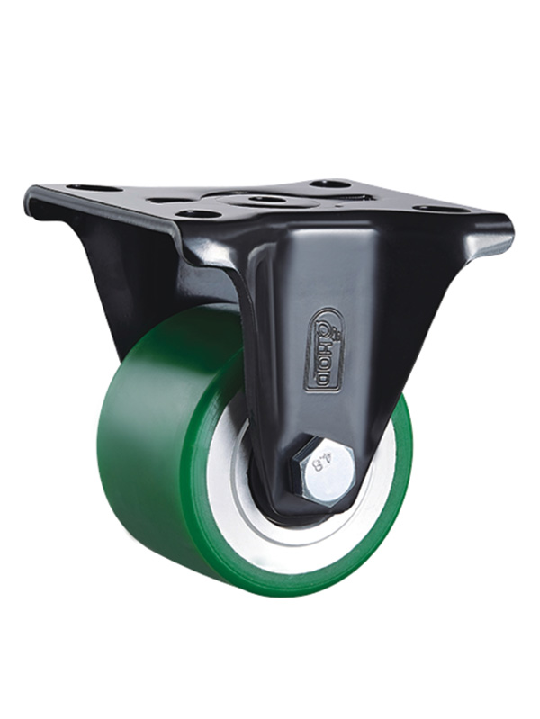 重型固（gù）定鋁芯低重心腳輪