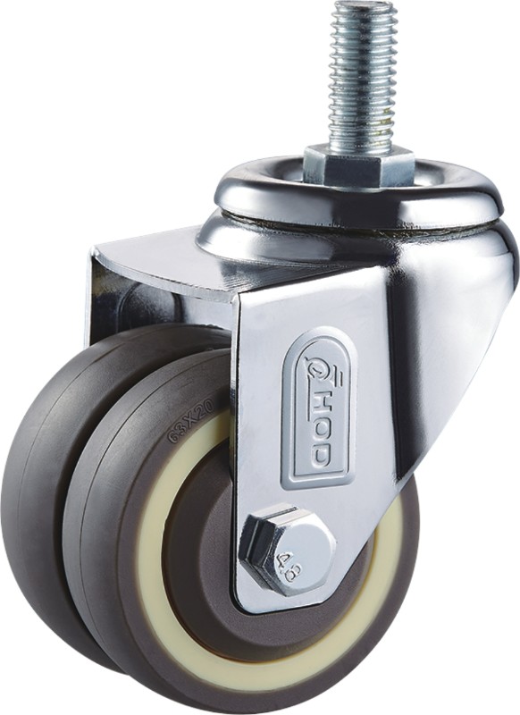 2.5寸絲杆雙輪工業（yè）腳輪