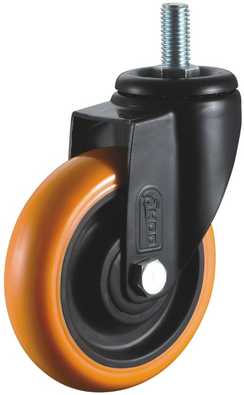 絲杆2寸聚氨酯萬向（xiàng）腳輪