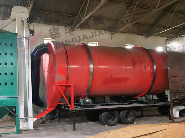 伊犁大型水稻烘（hōng）幹機械設備現場 